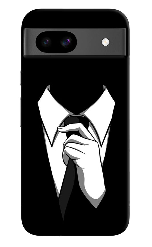 Black Tie Google Pixel 8A Hard Case Back Cover by Casekaro