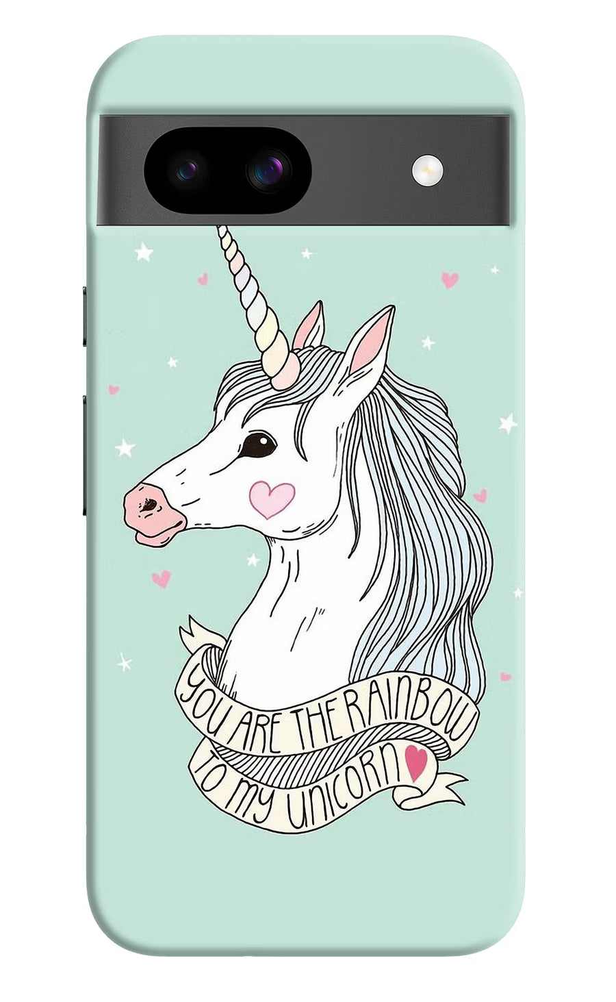 Unicorn Wallpaper Google Pixel 8A Back Cover, Hard case