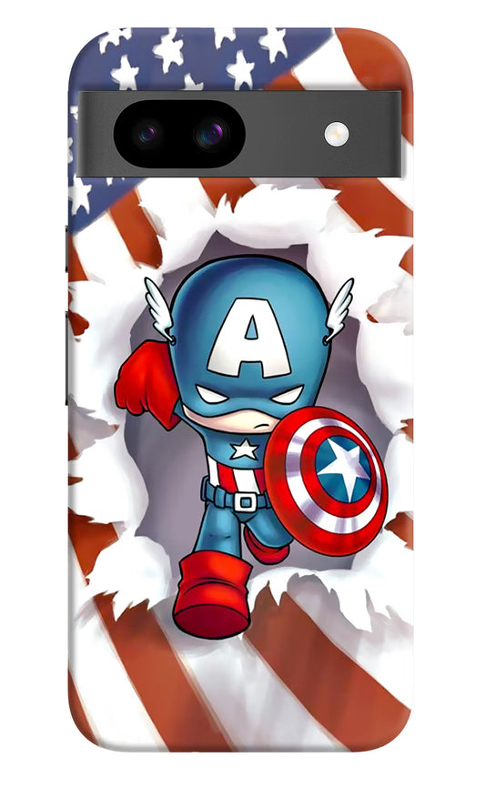 Captain America Google Pixel 8A Hard Case Back Cover by Casekaro
