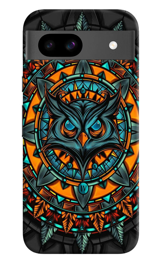 Angry Owl Art Google Pixel 8A Hard Case Back Cover by Casekaro