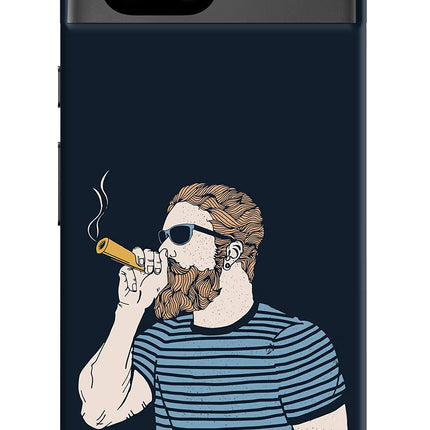 Smoking Google Pixel 8A Hard Case Back Cover by Casekaro