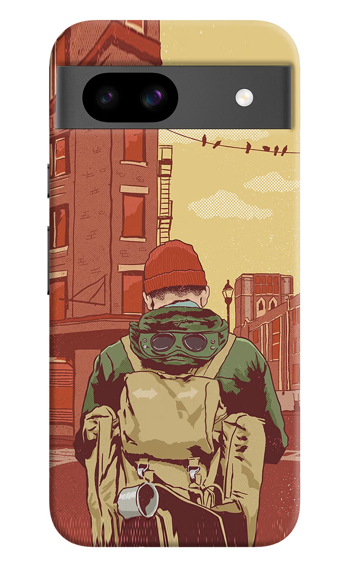 Adventurous Google Pixel 8A Hard Case Back Cover by Casekaro