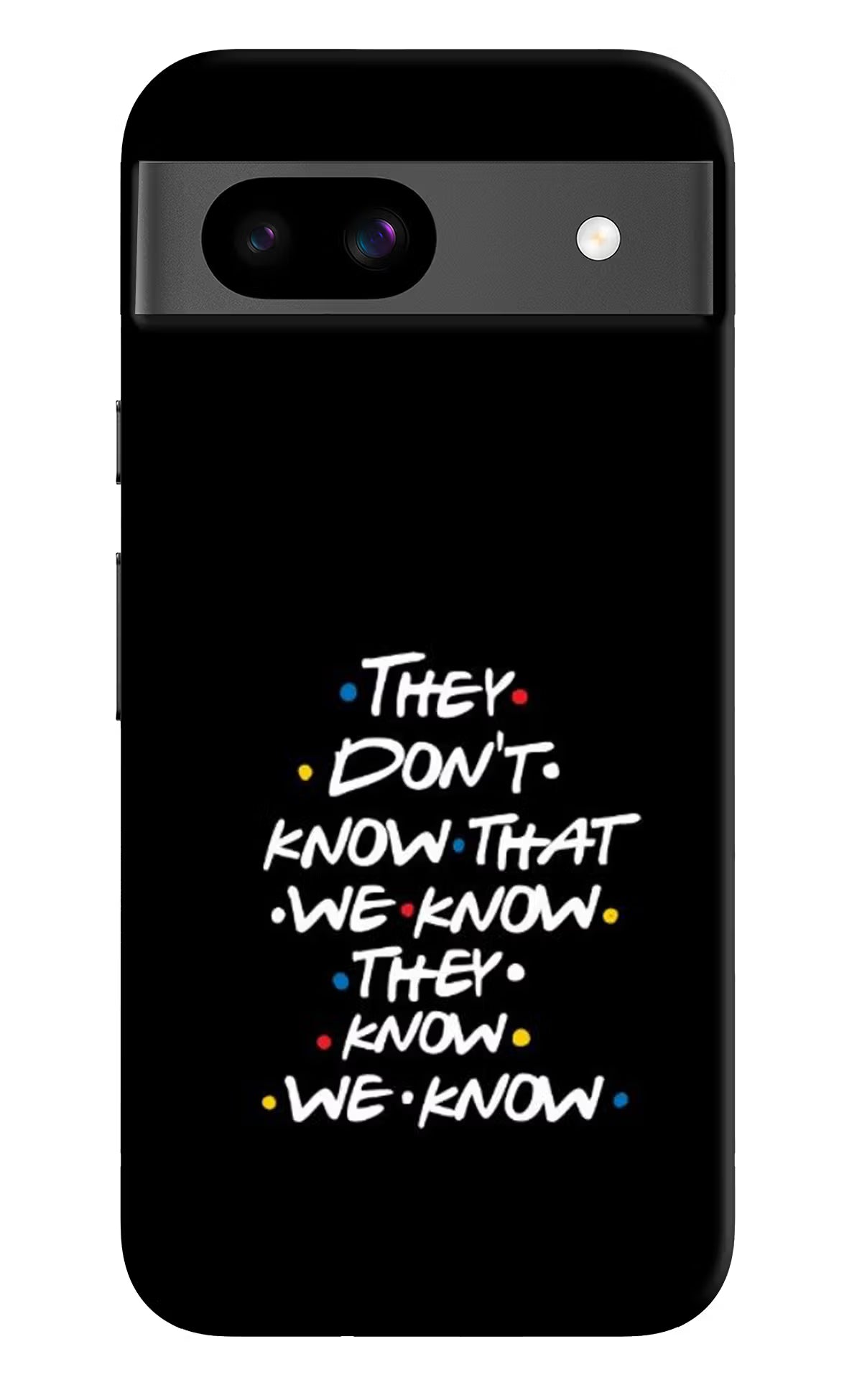 FRIENDS Dialogue Google Pixel 8A Hard Case Back Cover by Casekaro