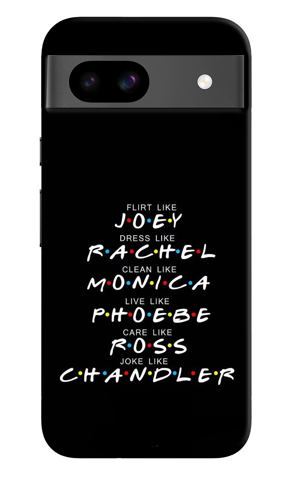 FRIENDS Character Google Pixel 8A Hard Case Back Cover by Casekaro