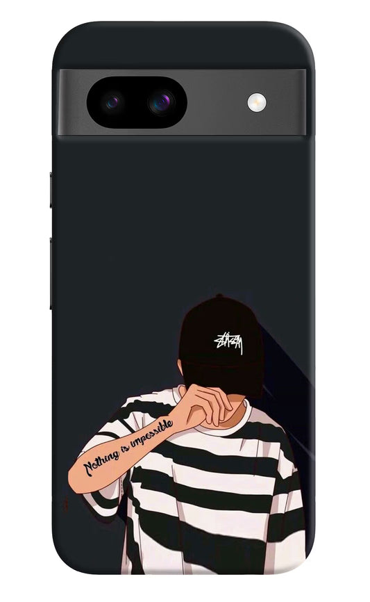 Aesthetic Boy Google Pixel 8A Hard Case Back Cover by Casekaro