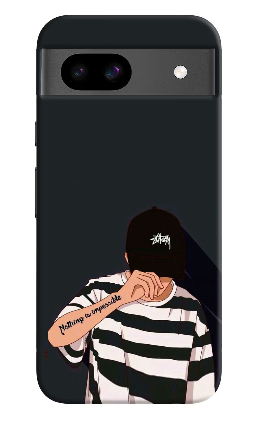 Aesthetic Boy Google Pixel 8A Back Cover, Hard case