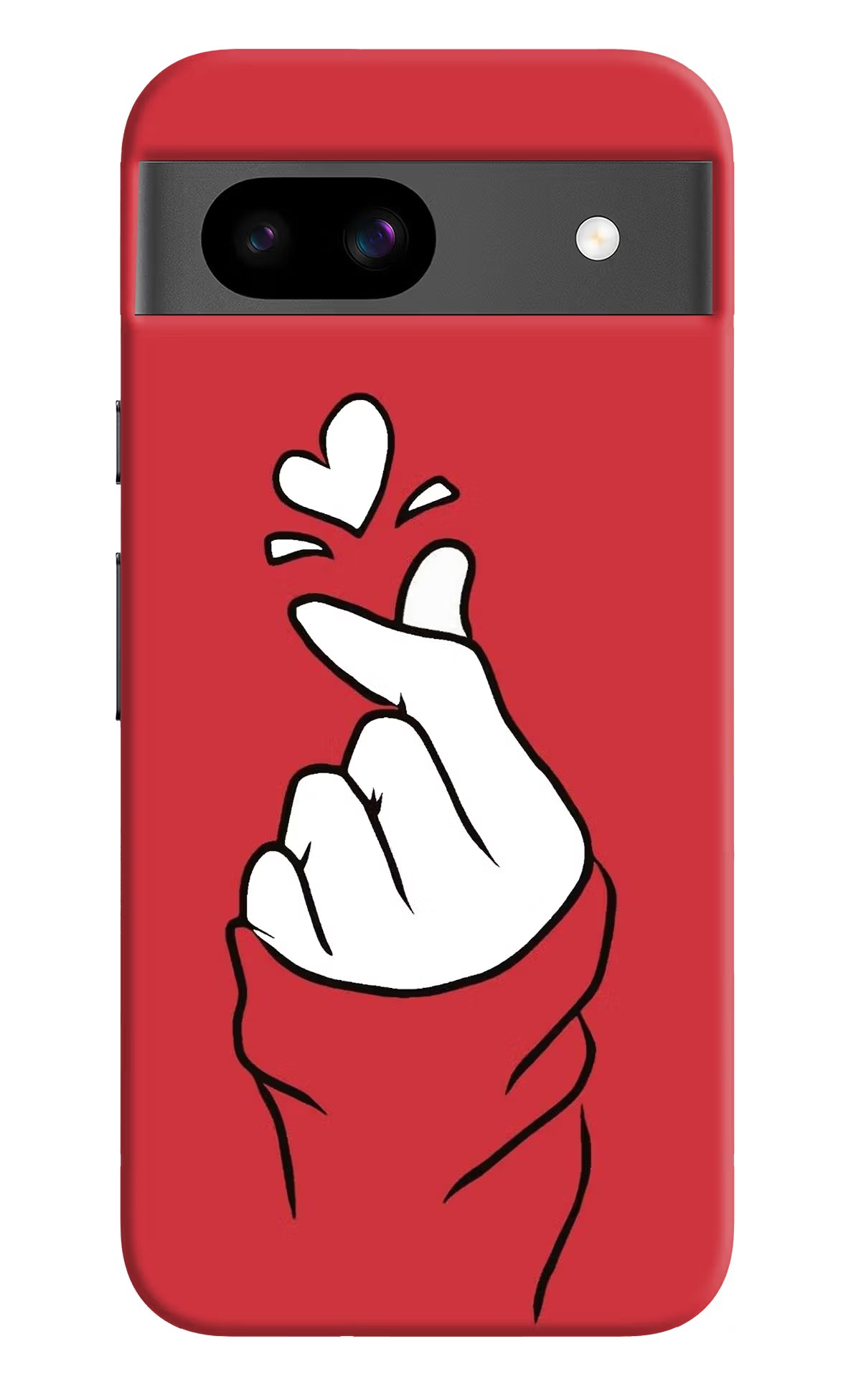 Korean Love Sign Google Pixel 8A Hard Case Back Cover by Casekaro