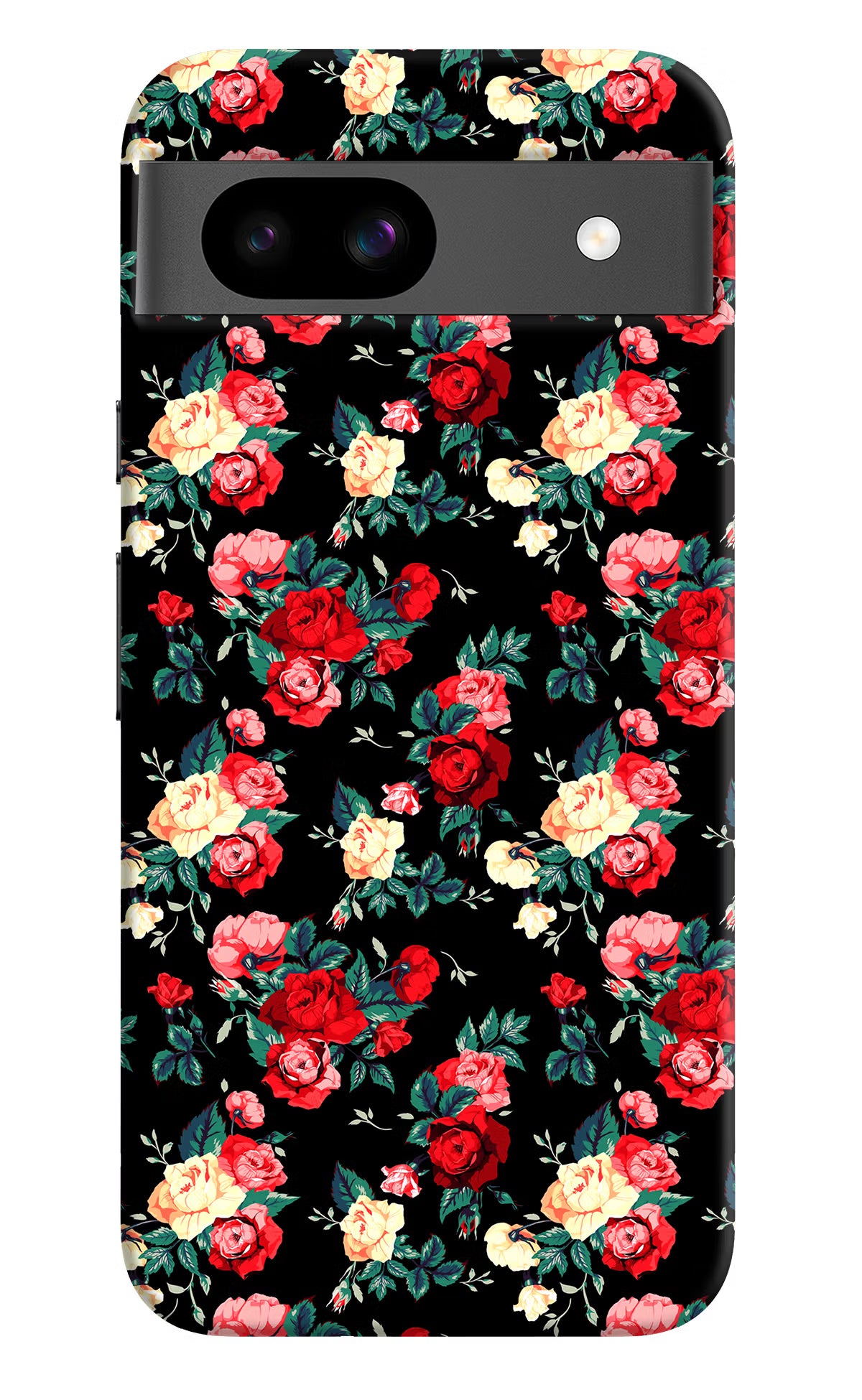 Rose Pattern Google Pixel 8A Hard Case Back Cover by Casekaro