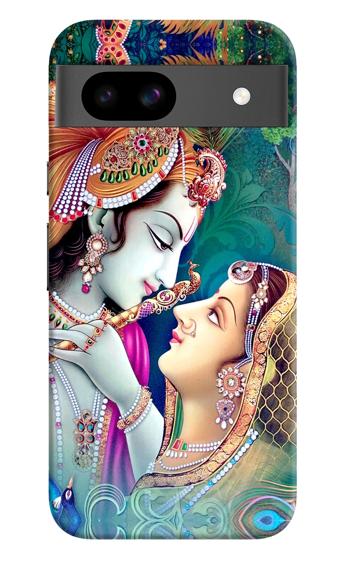 Lord Radha Krishna Google Pixel 8A Hard Case Back Cover by Casekaro