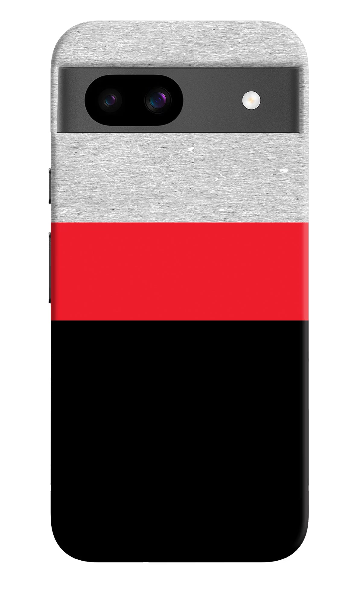 Tri Color Pattern Google Pixel 8A Hard Case Back Cover by Casekaro