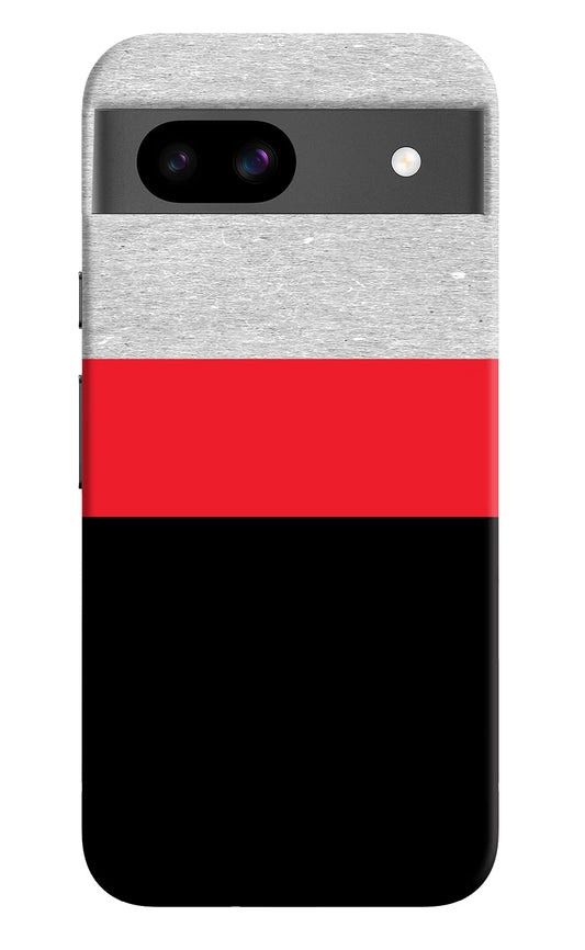 Tri Color Pattern Google Pixel 8A Hard Case Back Cover by Casekaro