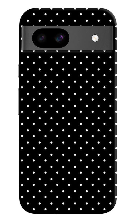 White Dots Google Pixel 8A Hard Case Back Cover by Casekaro