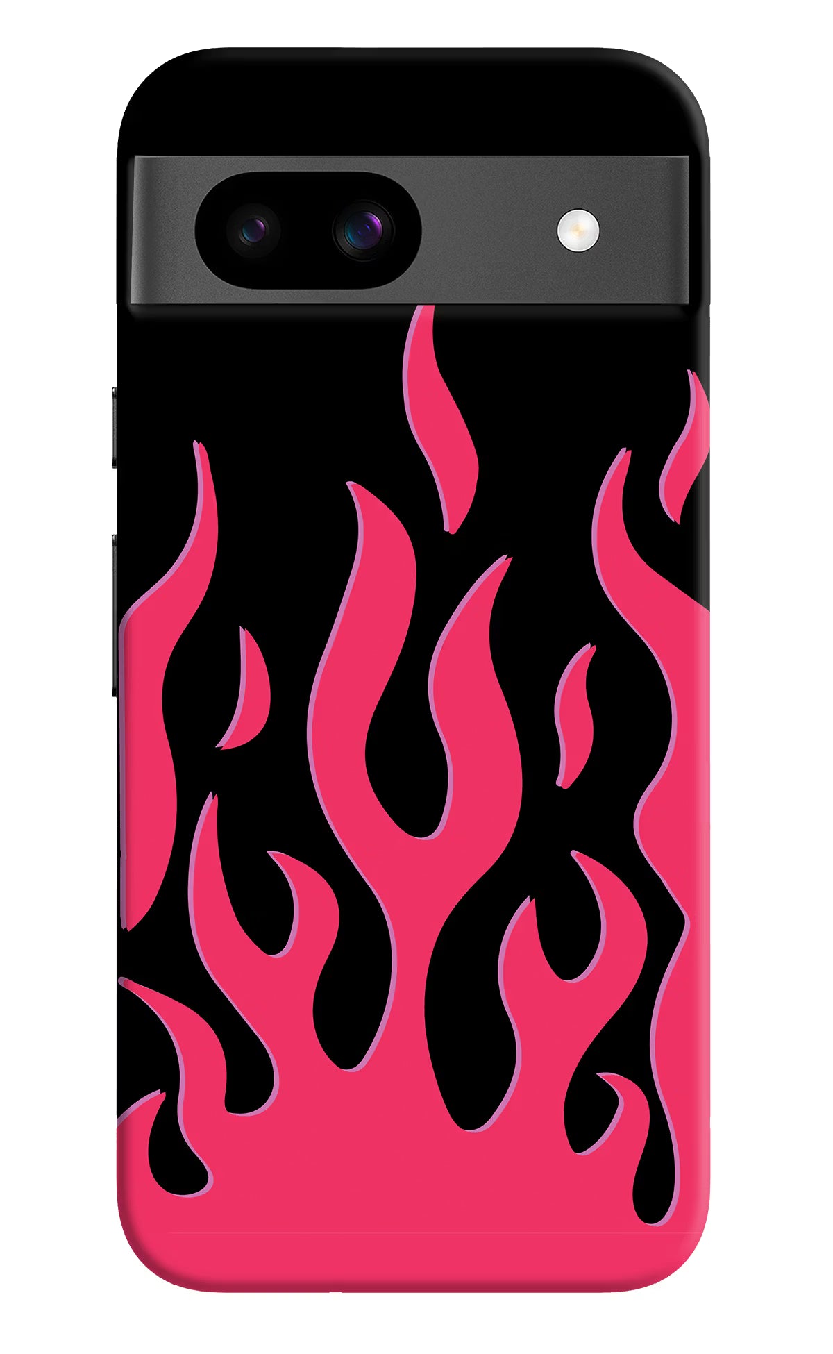 Fire Flames Google Pixel 8A Hard Case Back Cover by Casekaro