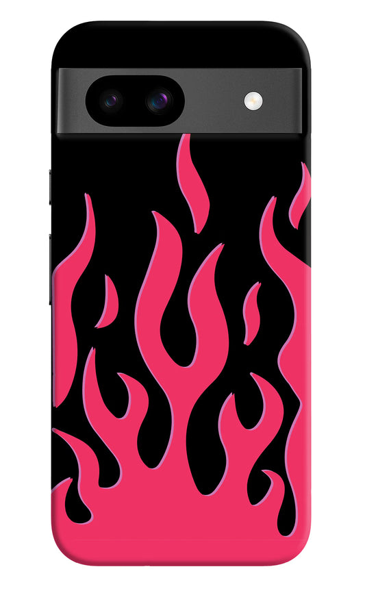 Fire Flames Google Pixel 8A Hard Case Back Cover by Casekaro