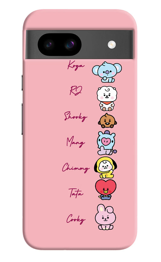 BTS names Google Pixel 8A Hard Case Back Cover by Casekaro