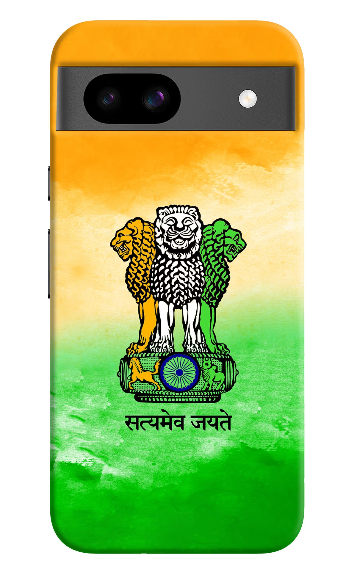 Satyamev Jayate Flag Google Pixel 8A Hard Case Back Cover by Casekaro