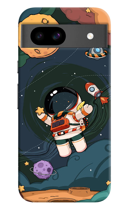Cartoon Astronaut Google Pixel 8A Hard Case Back Cover by Casekaro