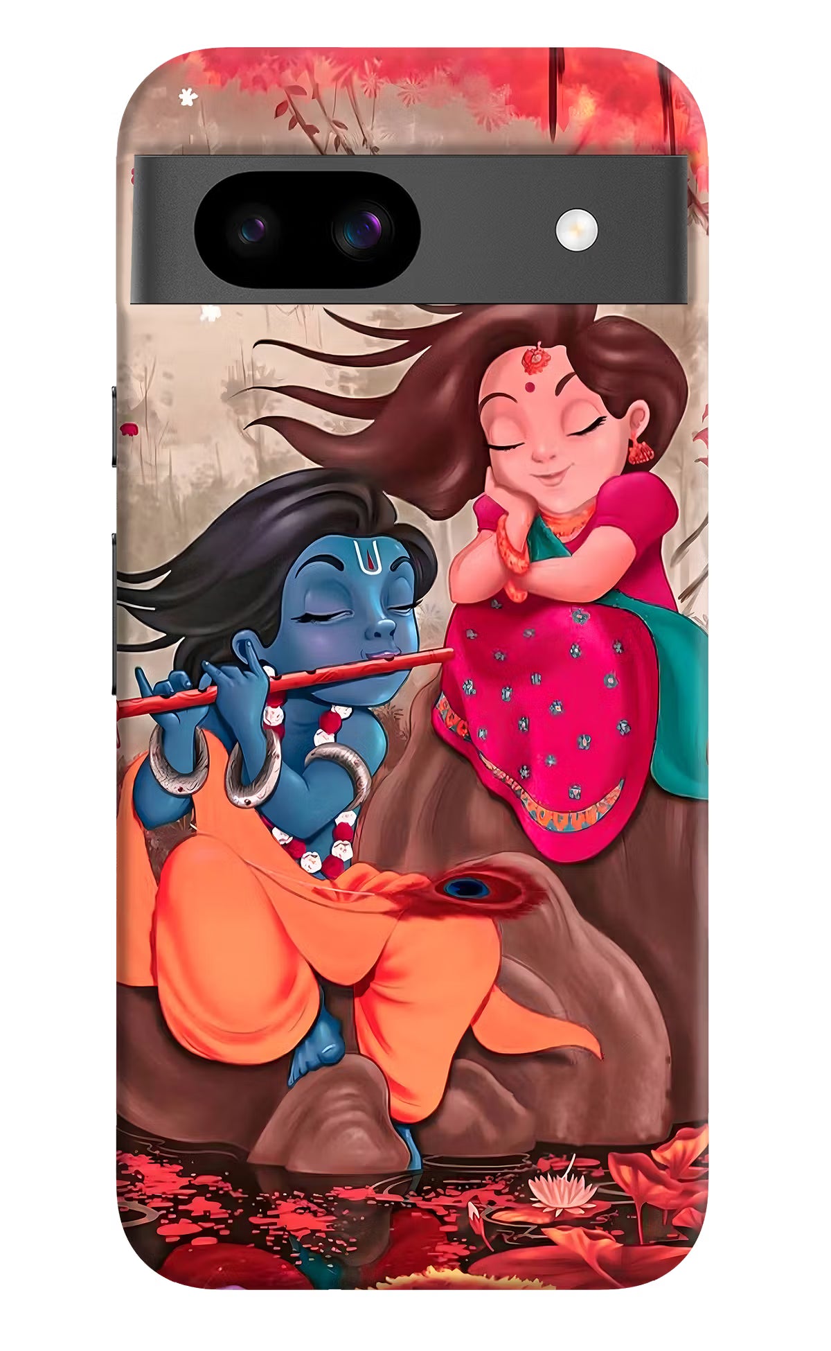Radhe Krishna Google Pixel 8A Hard Case Back Cover by Casekaro