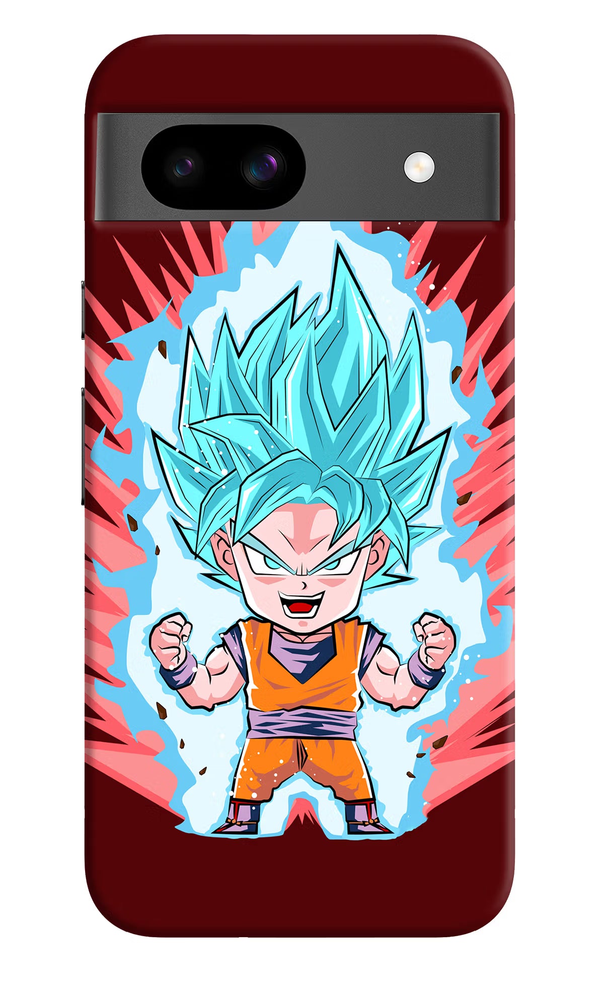Goku Little Google Pixel 8A Hard Case Back Cover by Casekaro