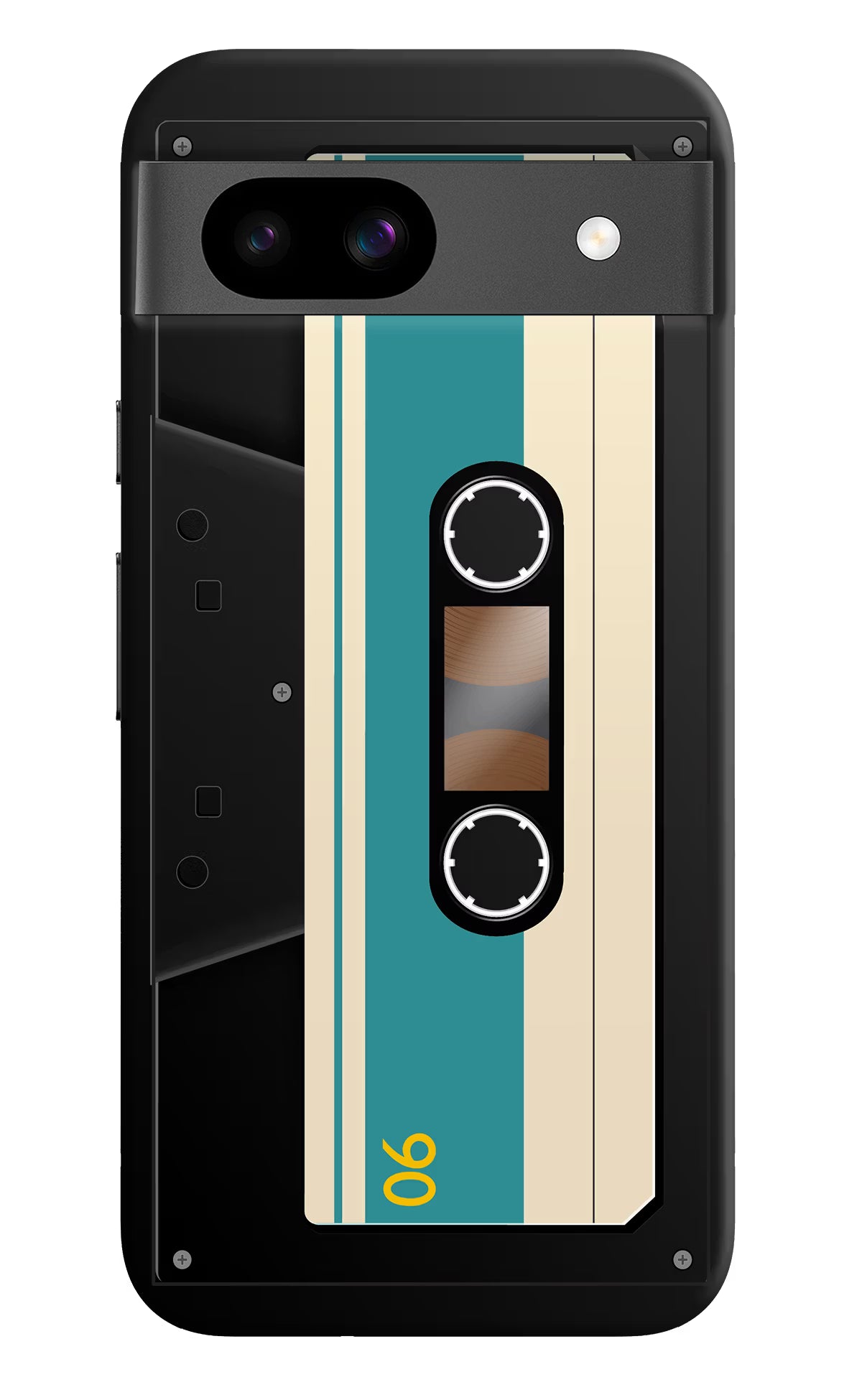 Cassette Google Pixel 8A Hard Case Back Cover by Casekaro