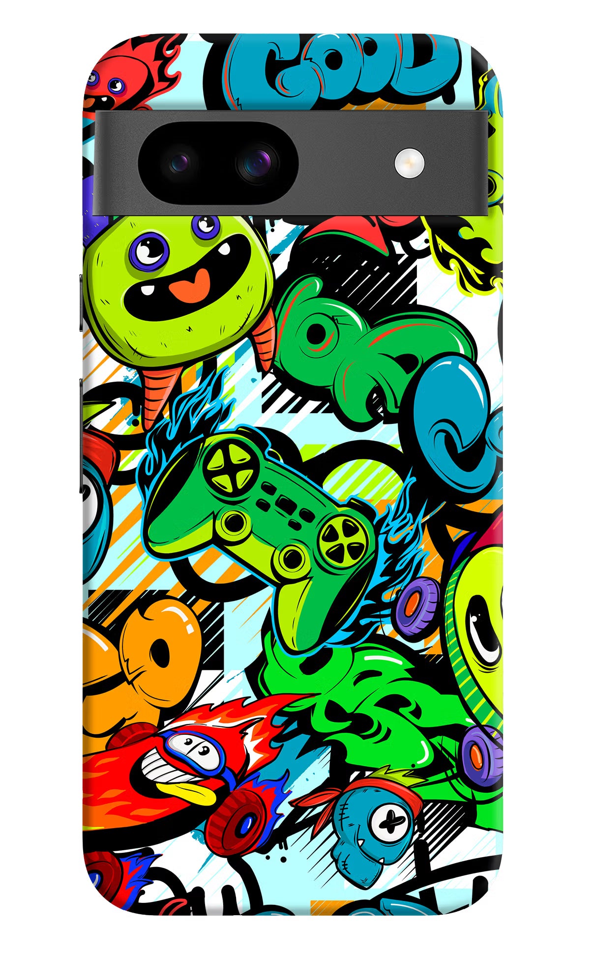 Game Doodle Google Pixel 8A Hard Case Back Cover by Casekaro