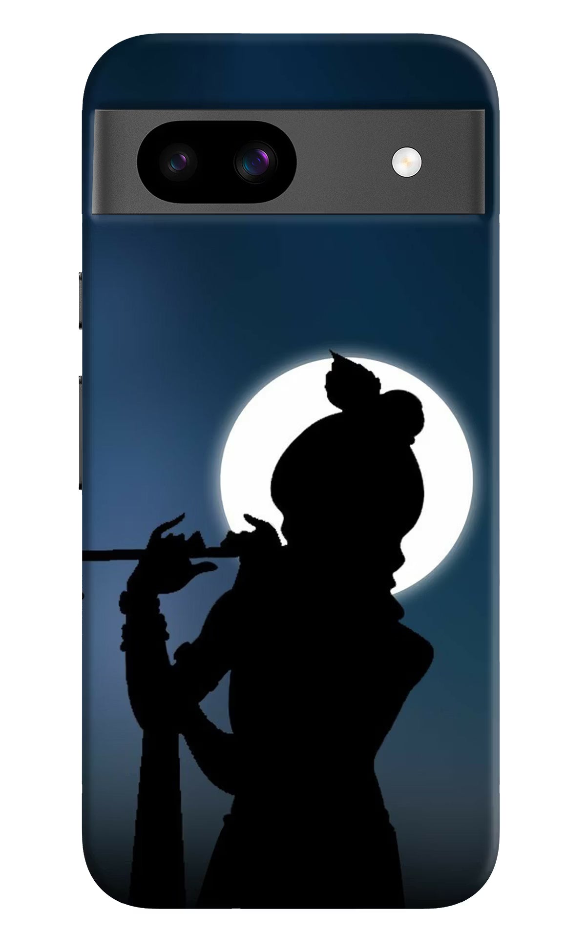 Shri Krishna Silhouette Google Pixel 8A Hard Case Back Cover by Casekaro