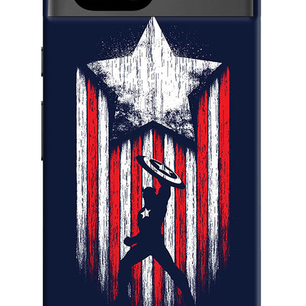 Captain America Marvel Art Google Pixel 8A Hard Case Back Cover by Casekaro