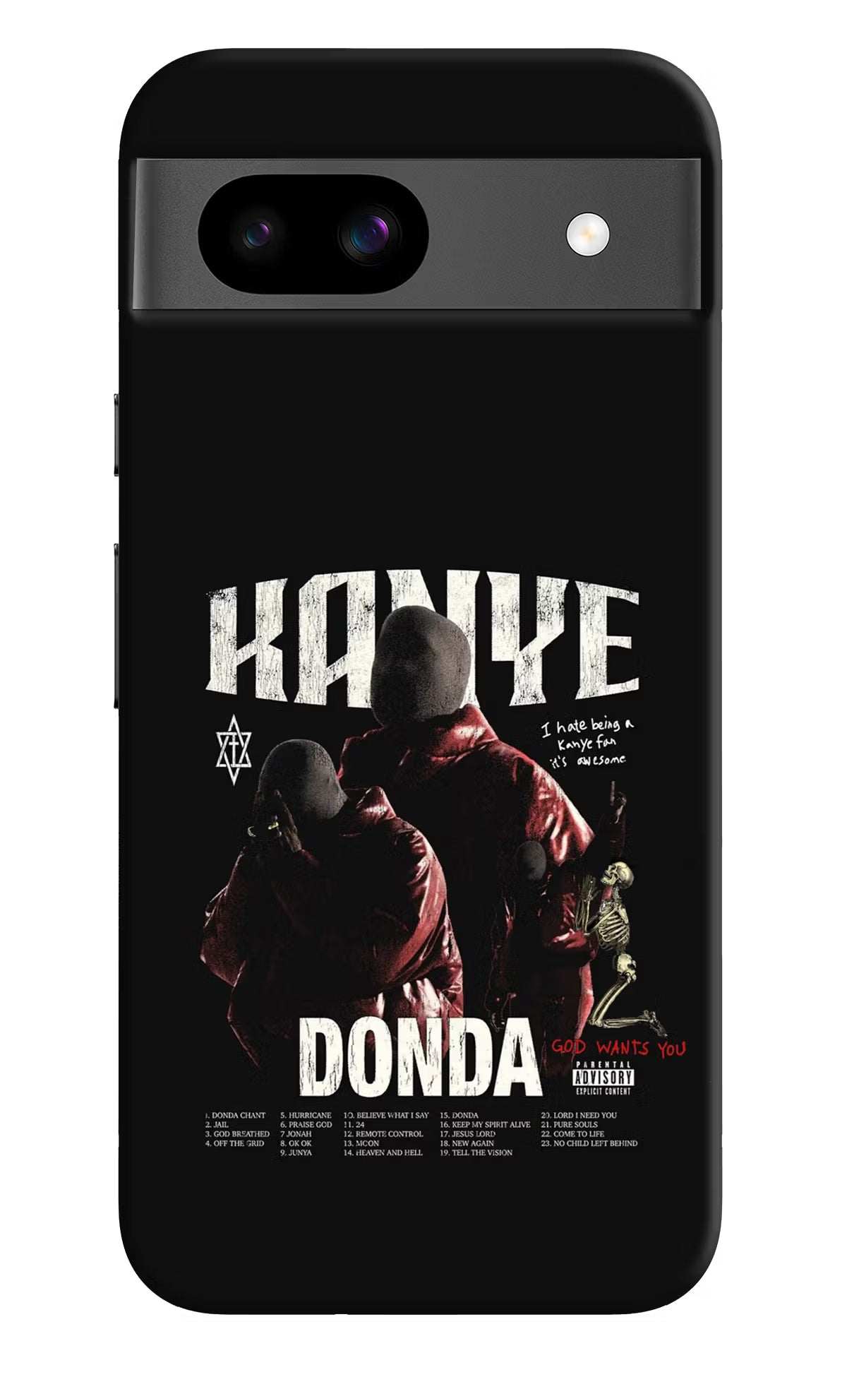 Donda Kanye West Google Pixel 8A Hard Case Back Cover by Casekaro