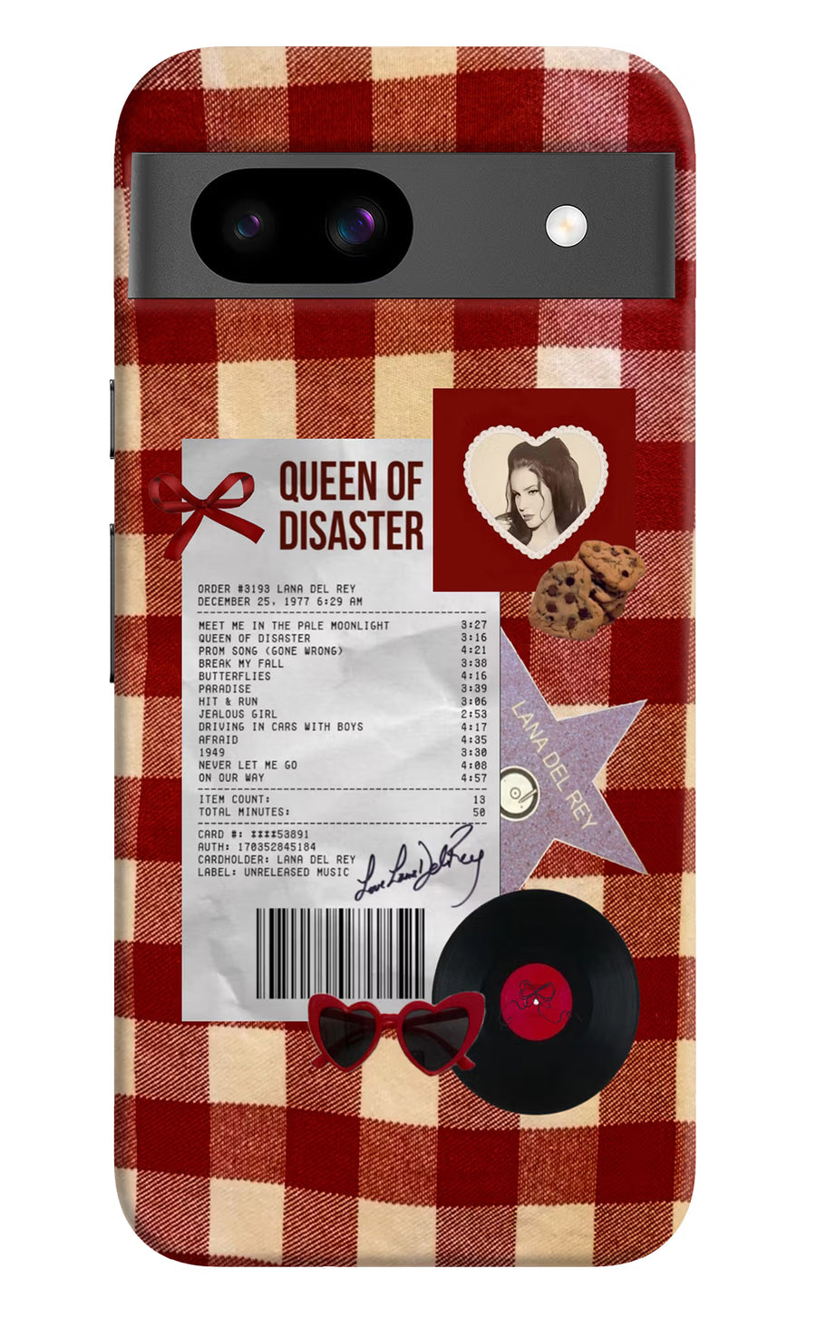 Queen of Disaster Google Pixel 8A Back Cover, Hard case