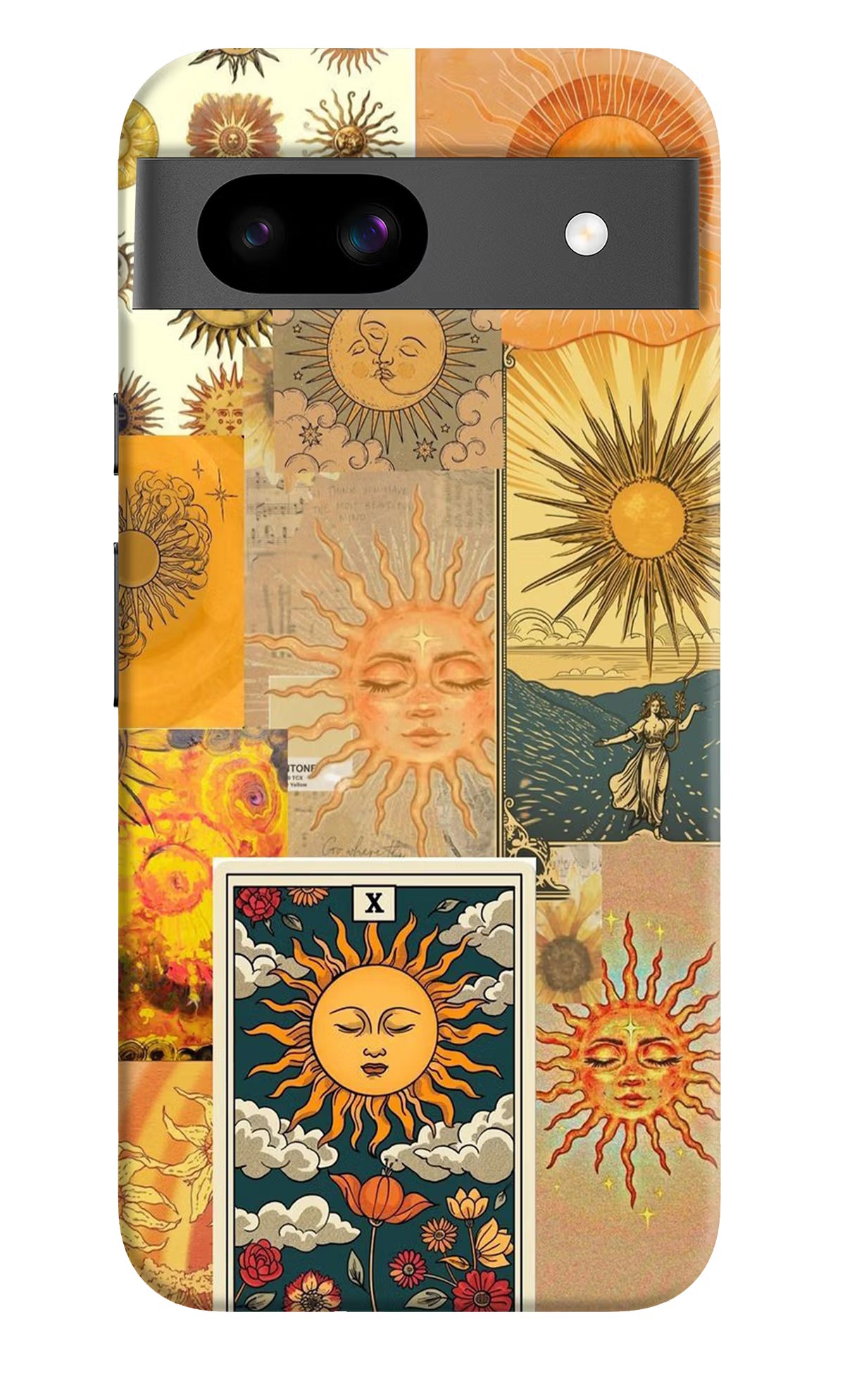 Sun Google Pixel 8A Hard Case Back Cover by Casekaro
