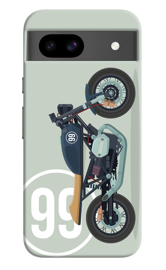 Classic Cafe Racer 99 Google Pixel 8A Hard Case Back Cover by Casekaro