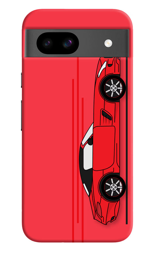 Red Velocity Google Pixel 8A Hard Case Back Cover by Casekaro