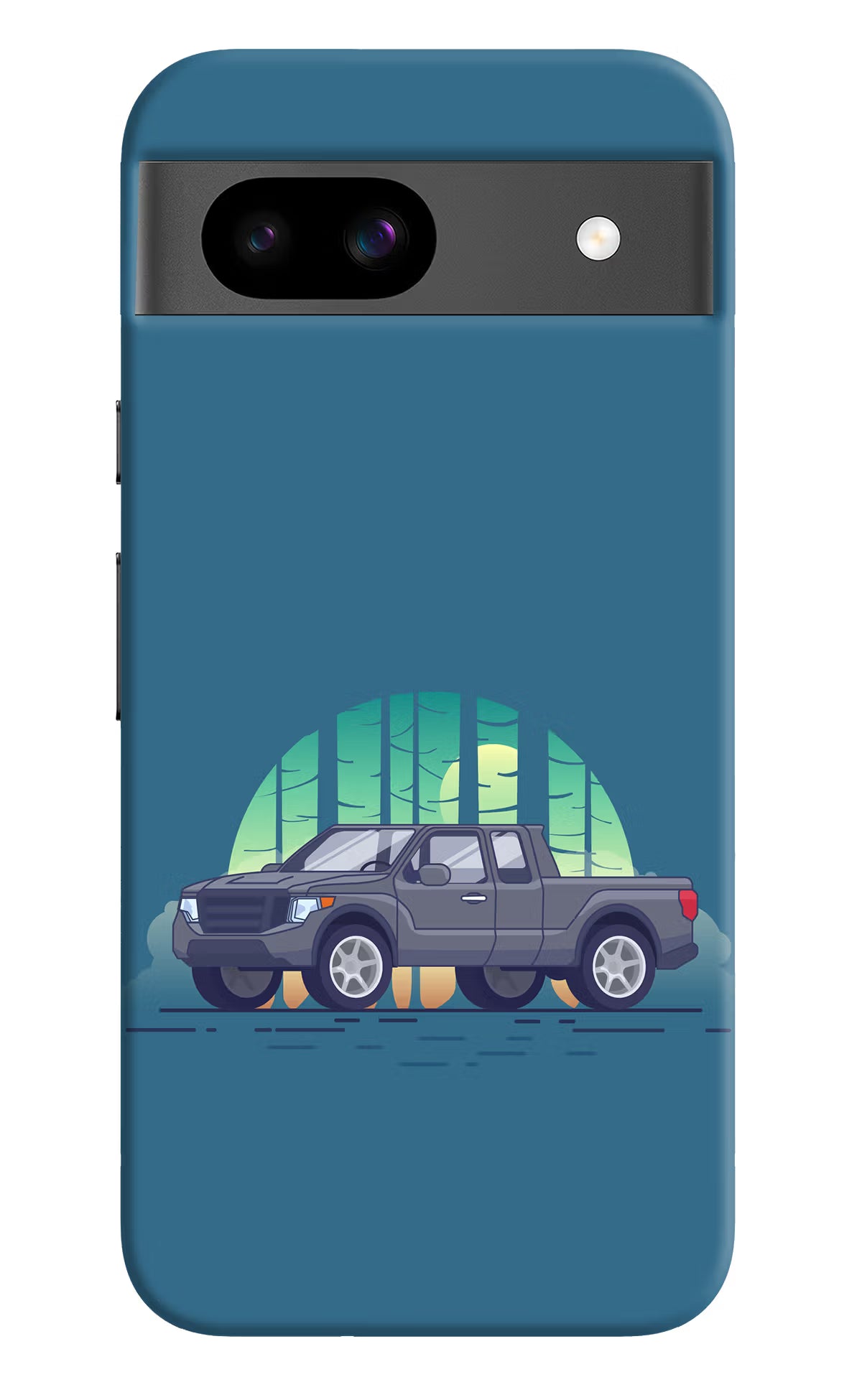 Retro Garage Vibe Google Pixel 8A Hard Case Back Cover by Casekaro