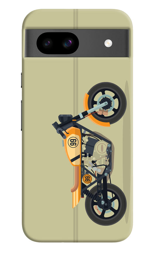 Vertical Speedster Google Pixel 8A Hard Case Back Cover by Casekaro