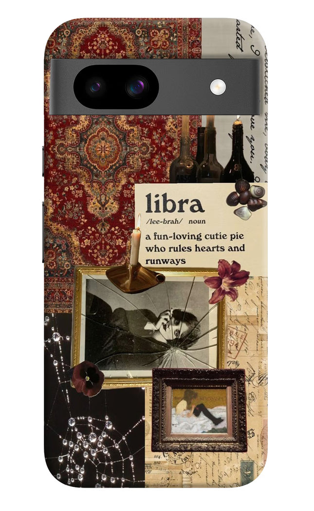 Libra Zodiac Google Pixel 8A Hard Case Back Cover by Casekaro