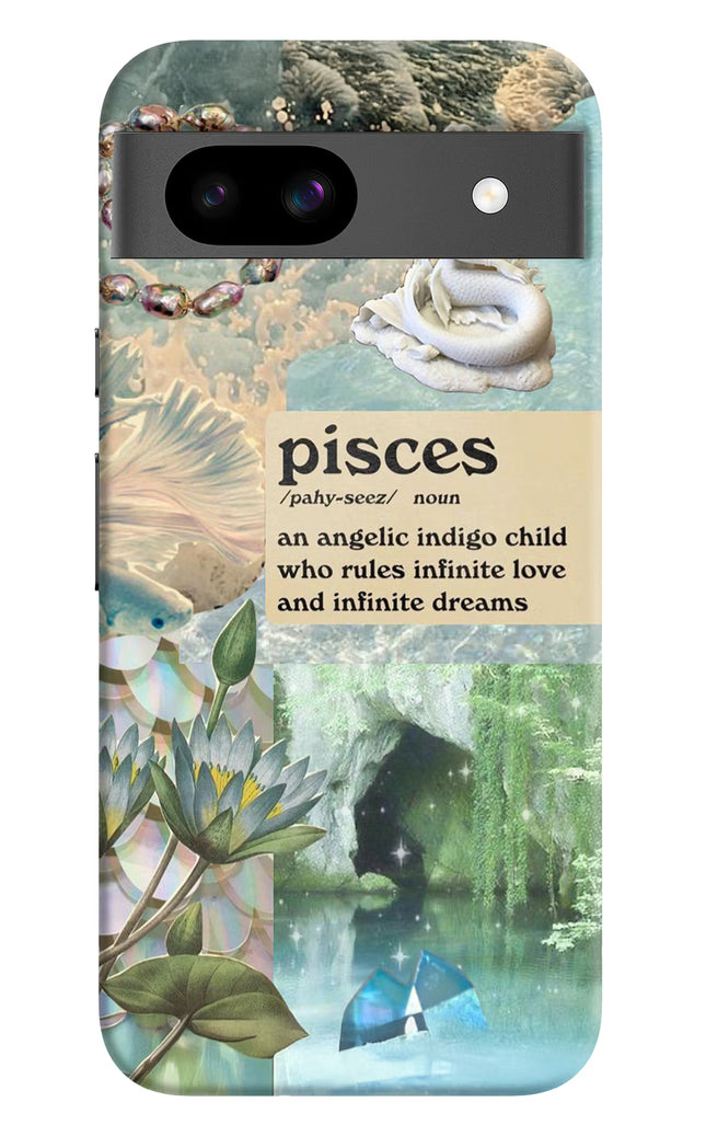Pisces Zodiac Google Pixel 8A Hard Case Back Cover by Casekaro