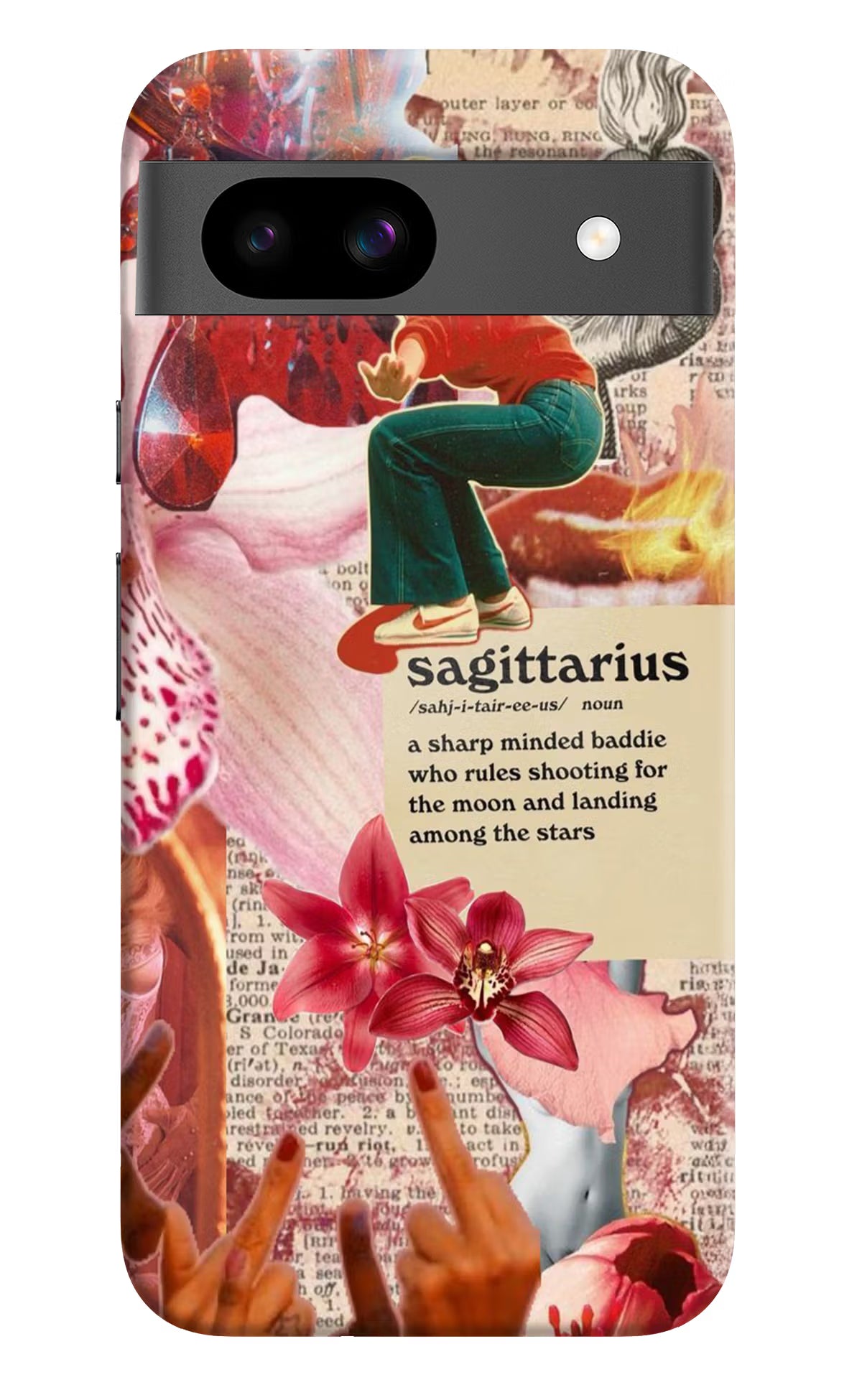 Sagittarius Zodiac Google Pixel 8A Hard Case Back Cover by Casekaro