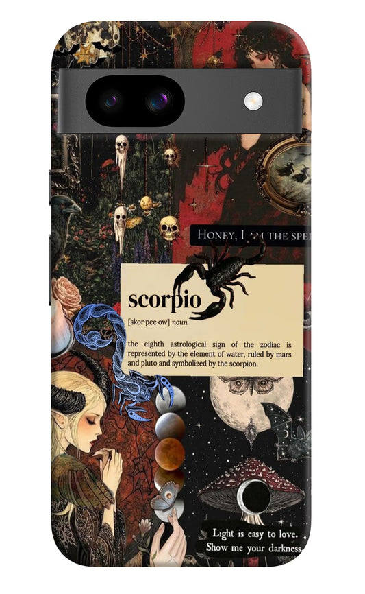 Scorpio Zodiac Google Pixel 8A Hard Case Back Cover by Casekaro