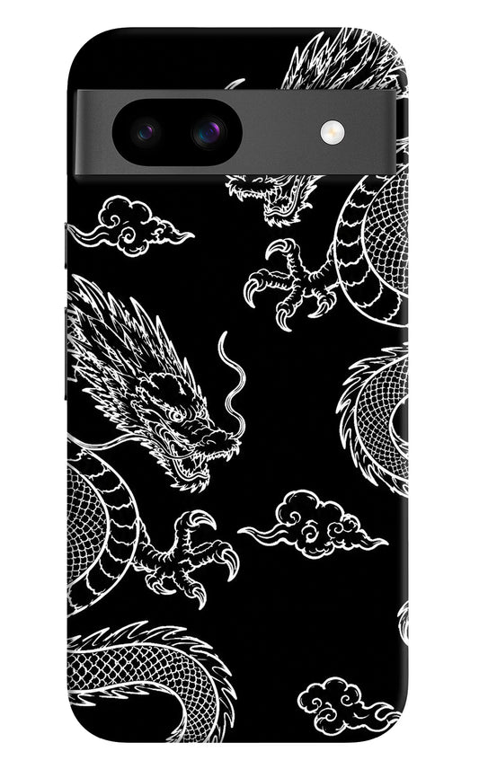 Twin Dragons Google Pixel 8A Hard Case Back Cover by Casekaro