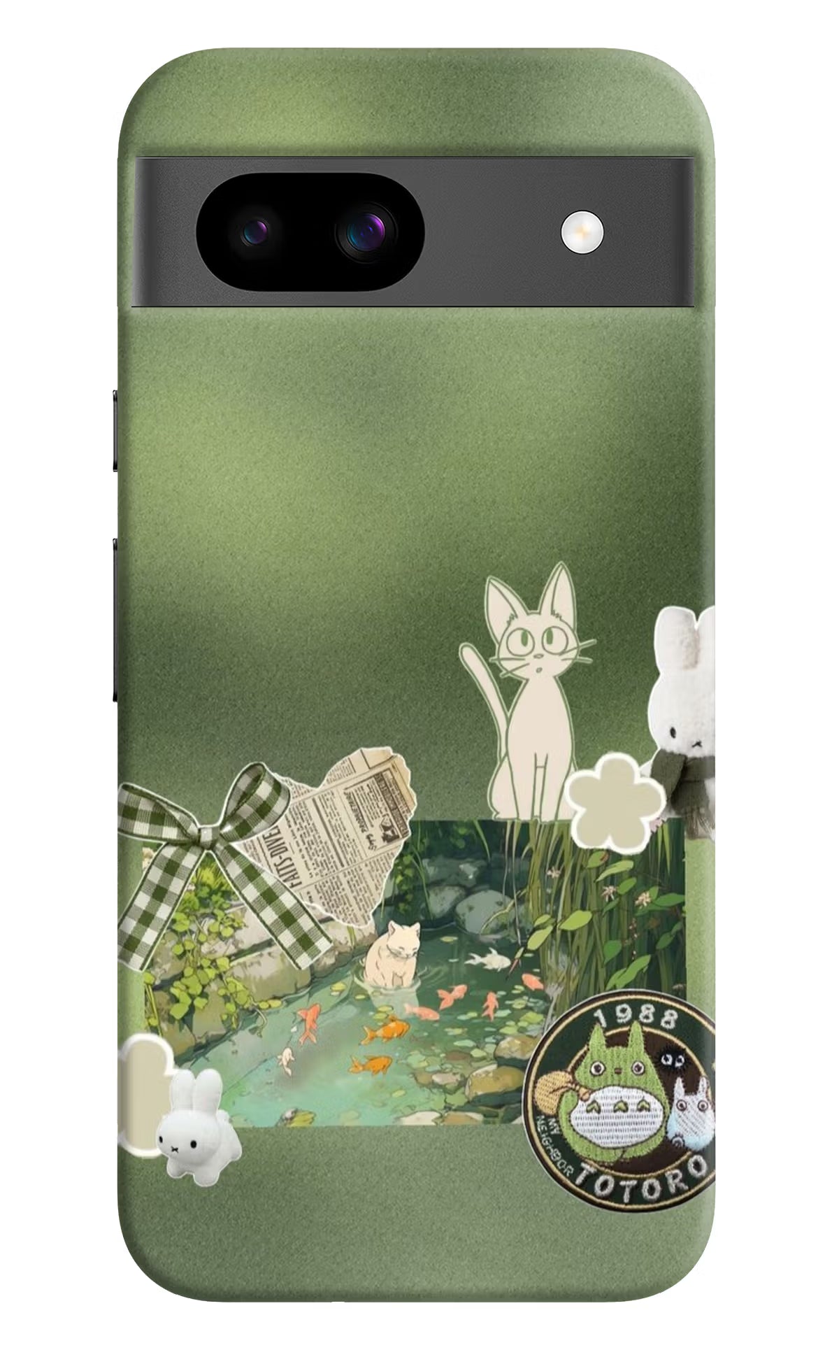 Aesthetic anime Google Pixel 8A Back Cover