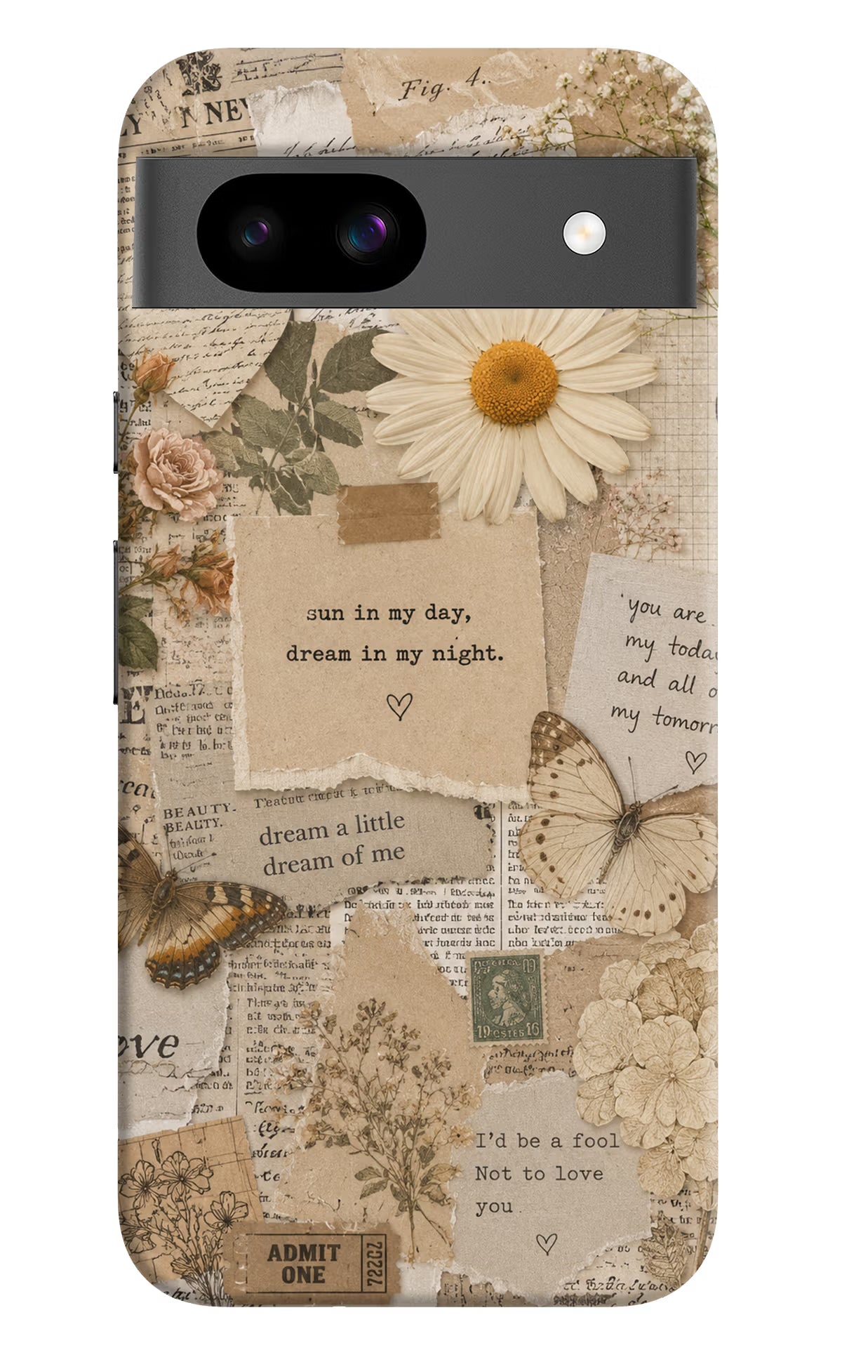 Vintage case Google Pixel 8A Back Cover