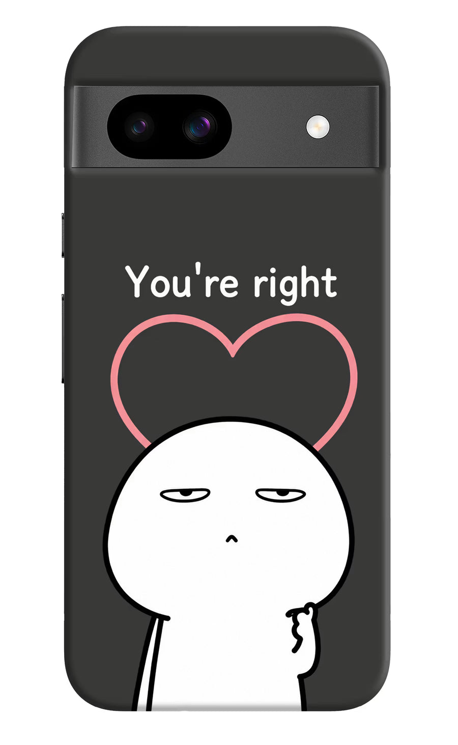 You're Right Google Pixel 8A Back Cover, Hard case