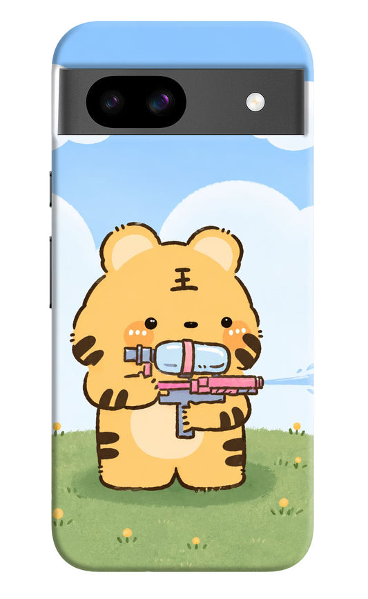Tiger Treat Google Pixel 8A Hard Case Back Cover by Casekaro