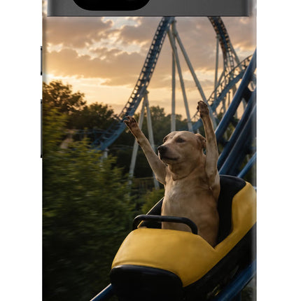 Rollercoaster Dog Google Pixel 8A Hard Case Back Cover by Casekaro