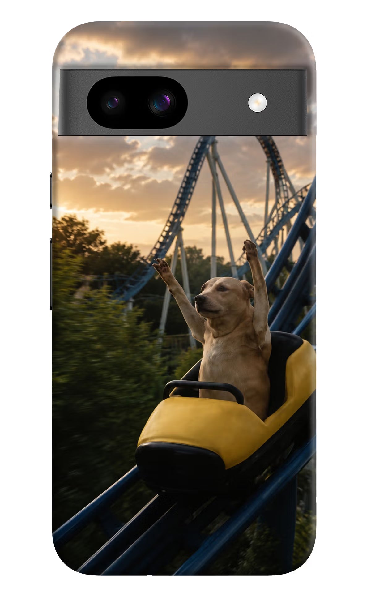 Rollercoaster Dog Google Pixel 8A Back Cover