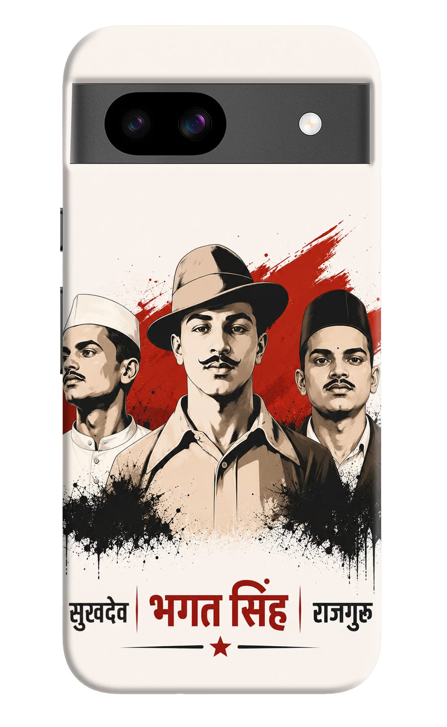 Bhagat Singh Trio Google Pixel 8A Back Cover, Hard case