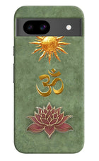 Om & Lotus Google Pixel 8A Back Cover