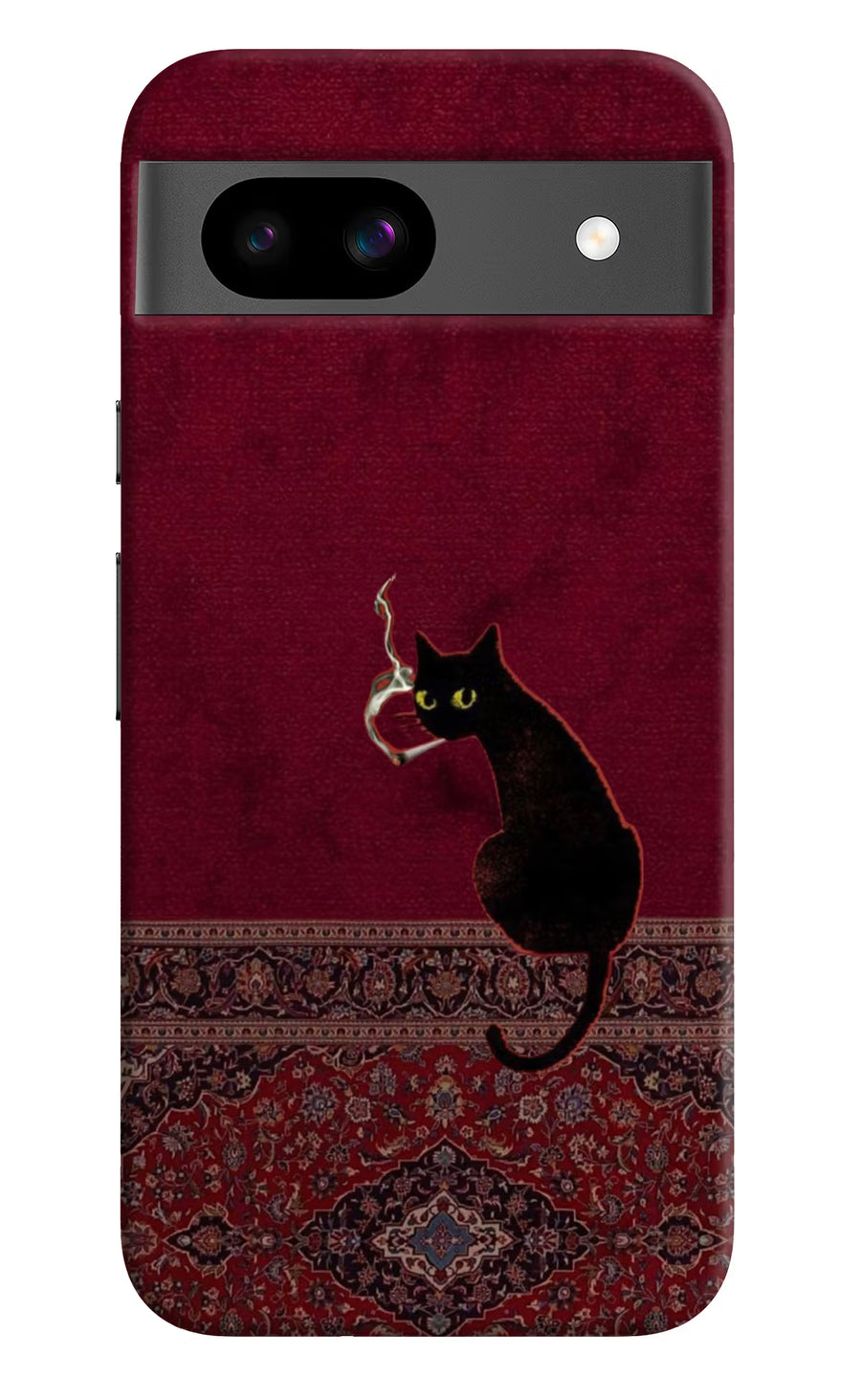 Midnight Cat Google Pixel 8A Back Cover, Hard case