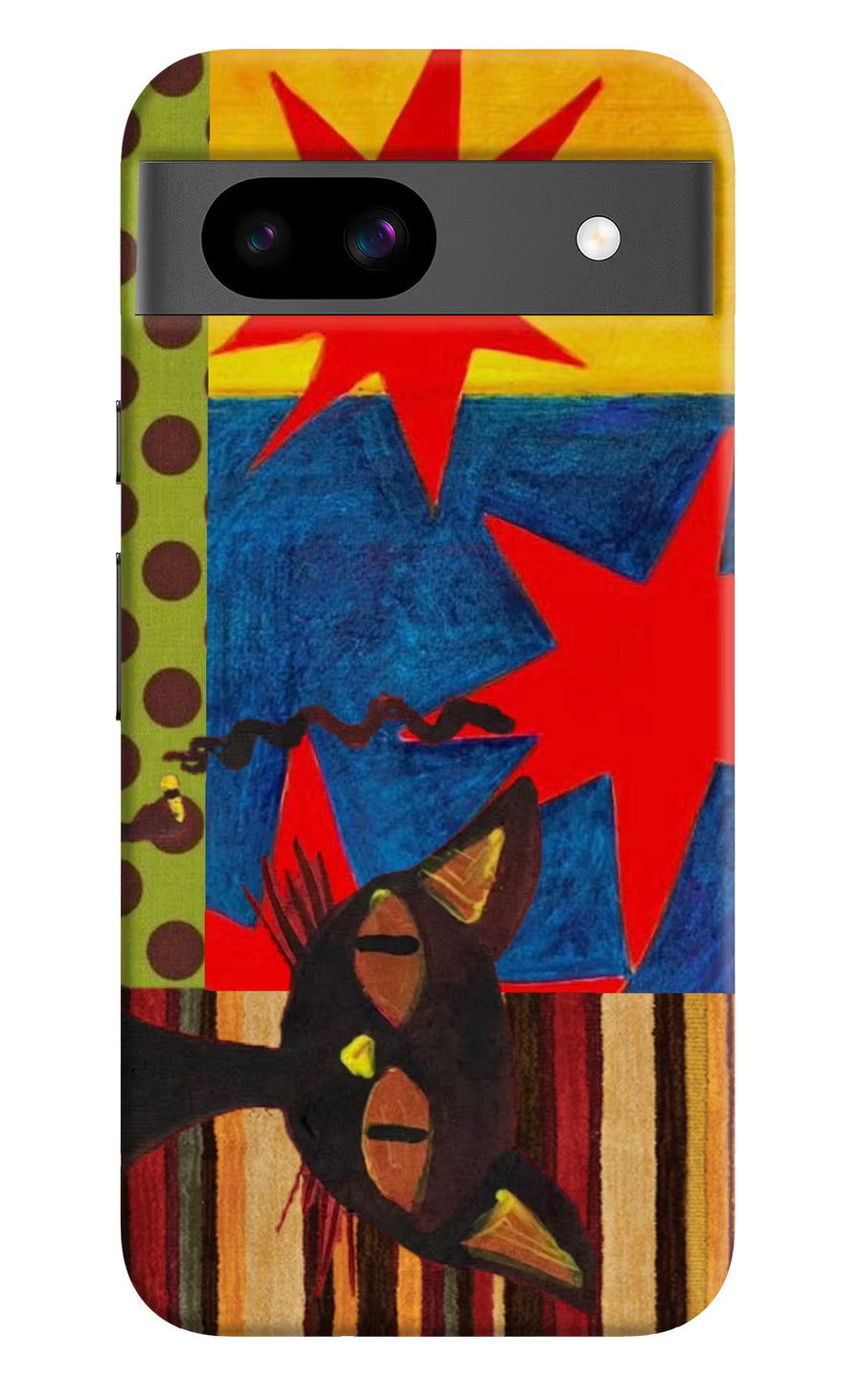 Pop Cat Google Pixel 8A Back Cover, Hard case