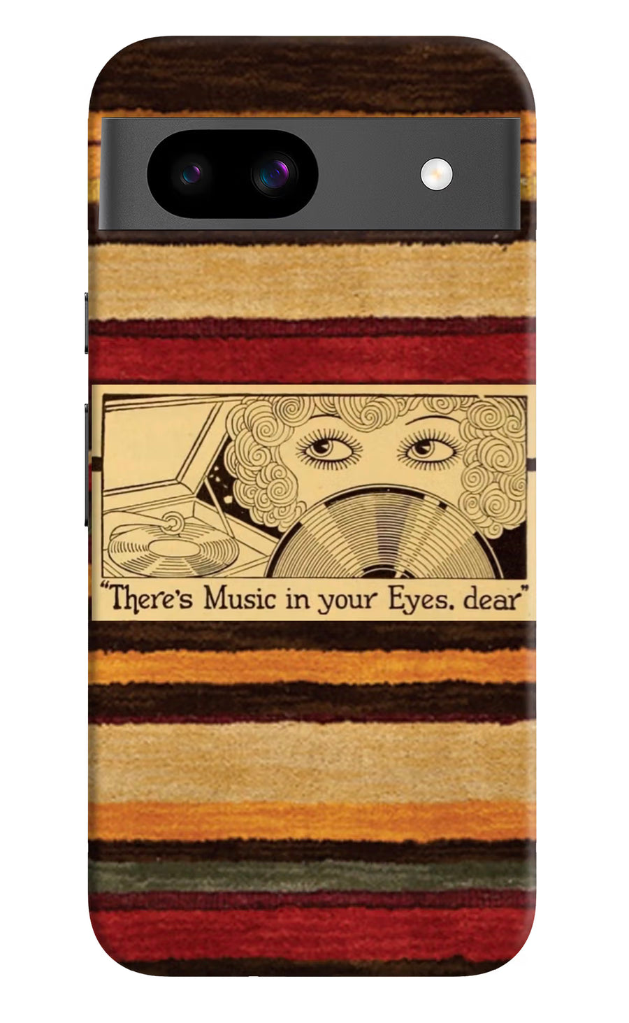 Vinyl Stripes Google Pixel 8A Back Cover, Hard case